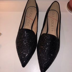 Like new sole society sparkle flats